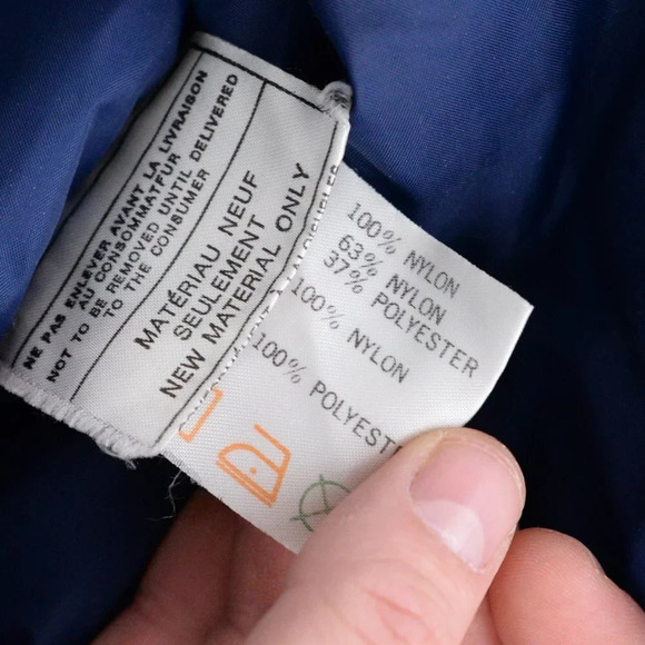 Etirel Vintage Navy and Purple Winter Coat  ~Sz 44 - Picture 5 of 15